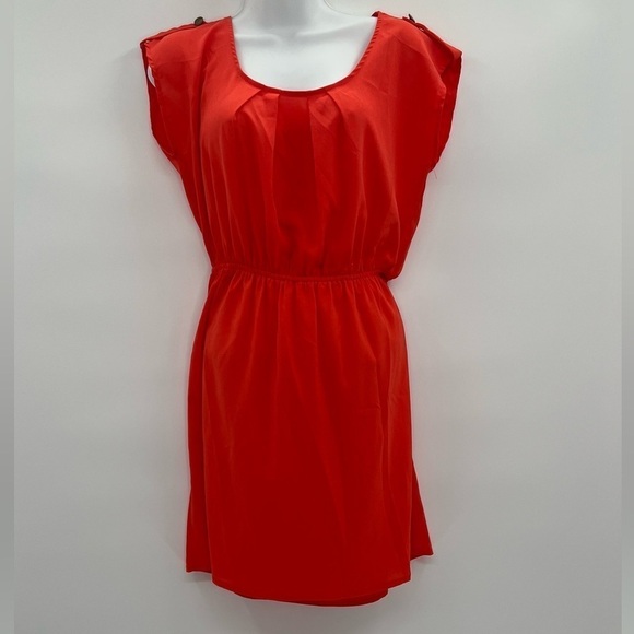 Soprano Reddish-Orange Sleeveless Dress – Preloved Size S - Picture 5 of 11